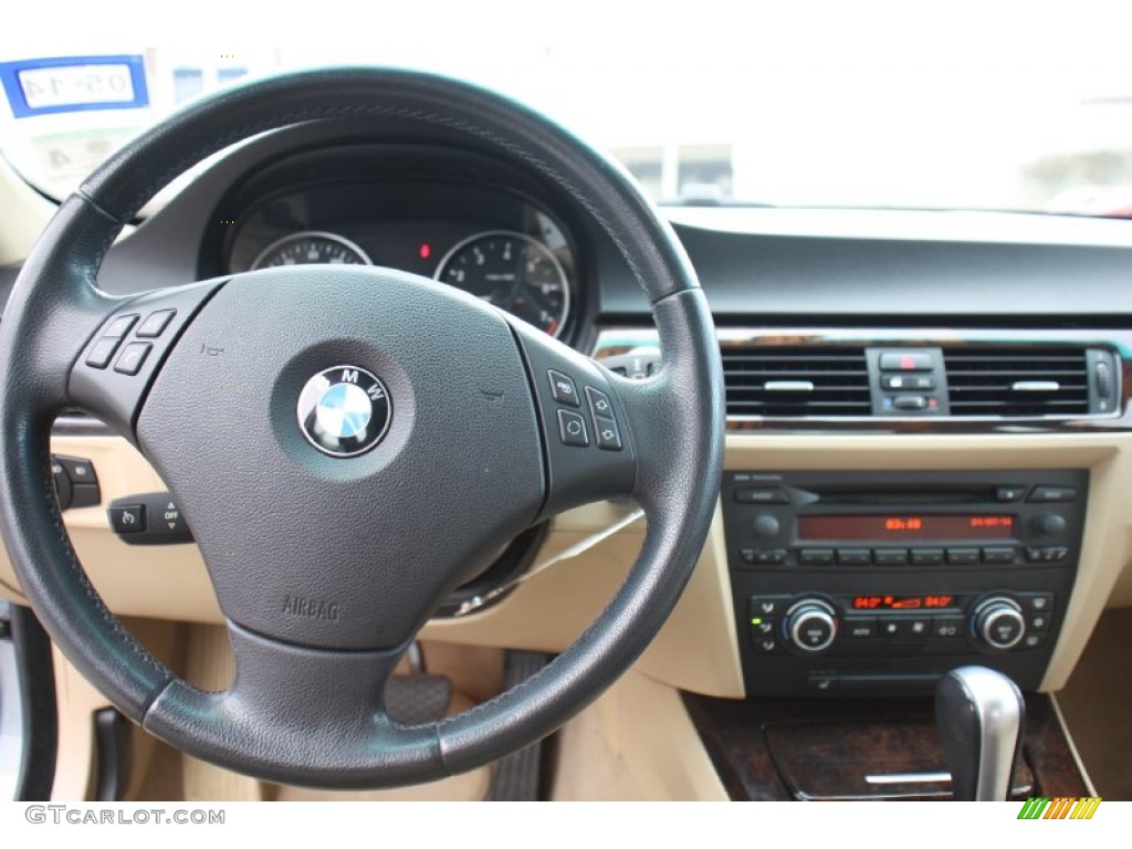 2007 3 Series 328i Sedan - Arctic Metallic / Beige photo #20