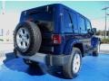 2013 True Blue Pearl Jeep Wrangler Unlimited Sahara 4x4  photo #5