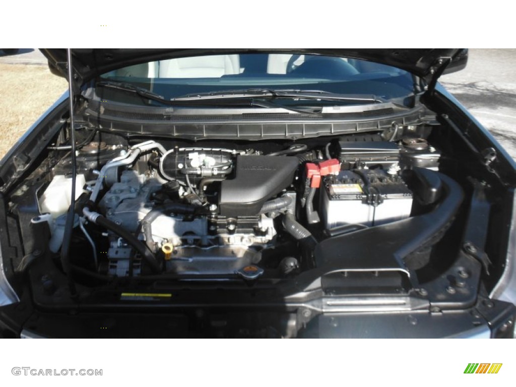 2011 Rogue SV AWD - Wicked Black / Gray photo #28