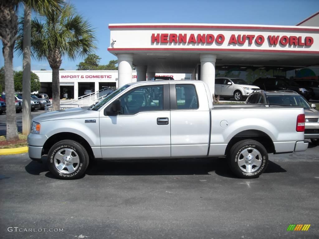 2006 F150 XLT SuperCab - Silver Metallic / Medium Flint photo #2