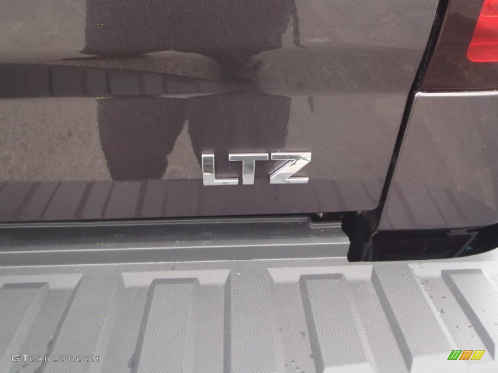 2014 Silverado 1500 LTZ Crew Cab 4x4 - Tungsten Metallic / Cocoa/Dune photo #8