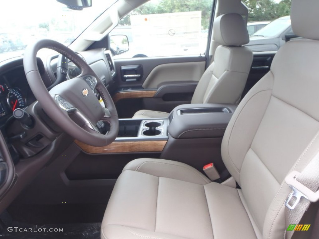 2014 Silverado 1500 LTZ Crew Cab 4x4 - Tungsten Metallic / Cocoa/Dune photo #15