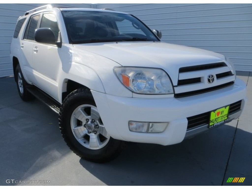 2004 4Runner SR5 - Natural White / Dark Charcoal photo #1