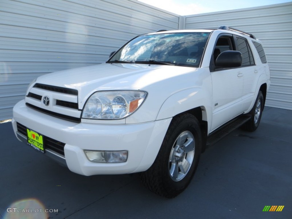 2004 4Runner SR5 - Natural White / Dark Charcoal photo #6
