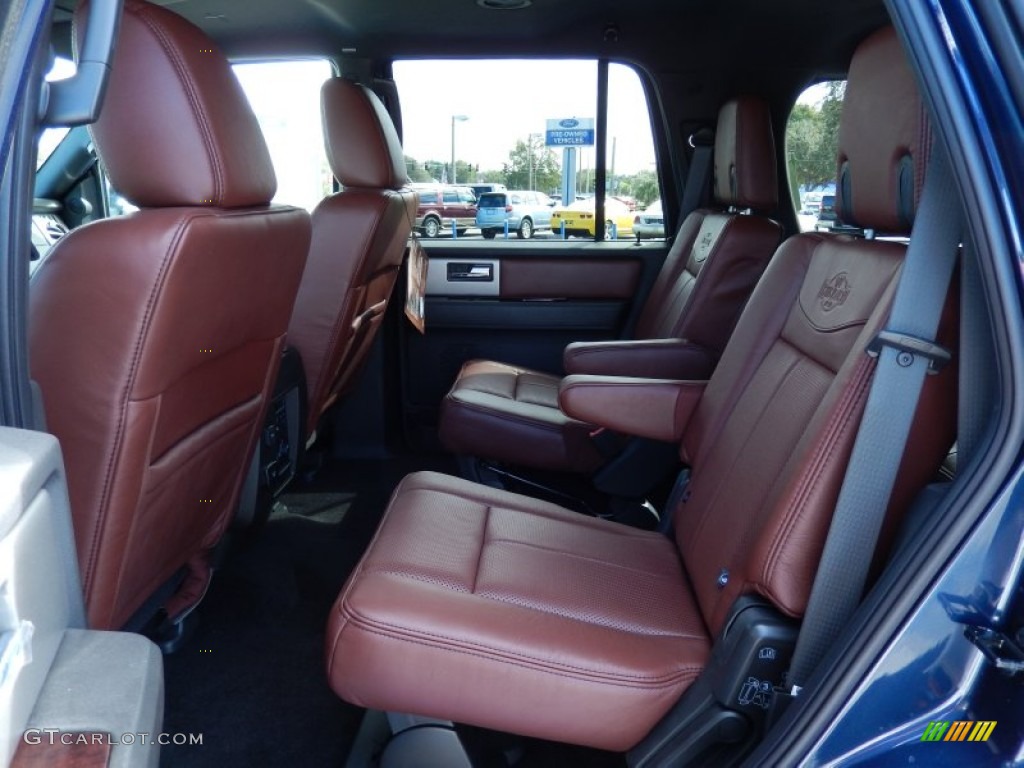 King Ranch Red (Chaparral) Interior 2014 Ford Expedition King Ranch Photo #89463362