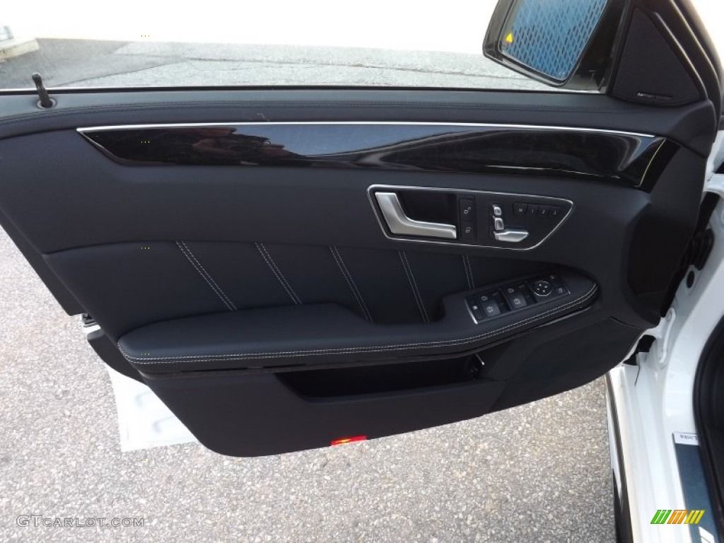 2014 Mercedes-Benz E 63 AMG S-Model Wagon Black Door Panel Photo #89463575