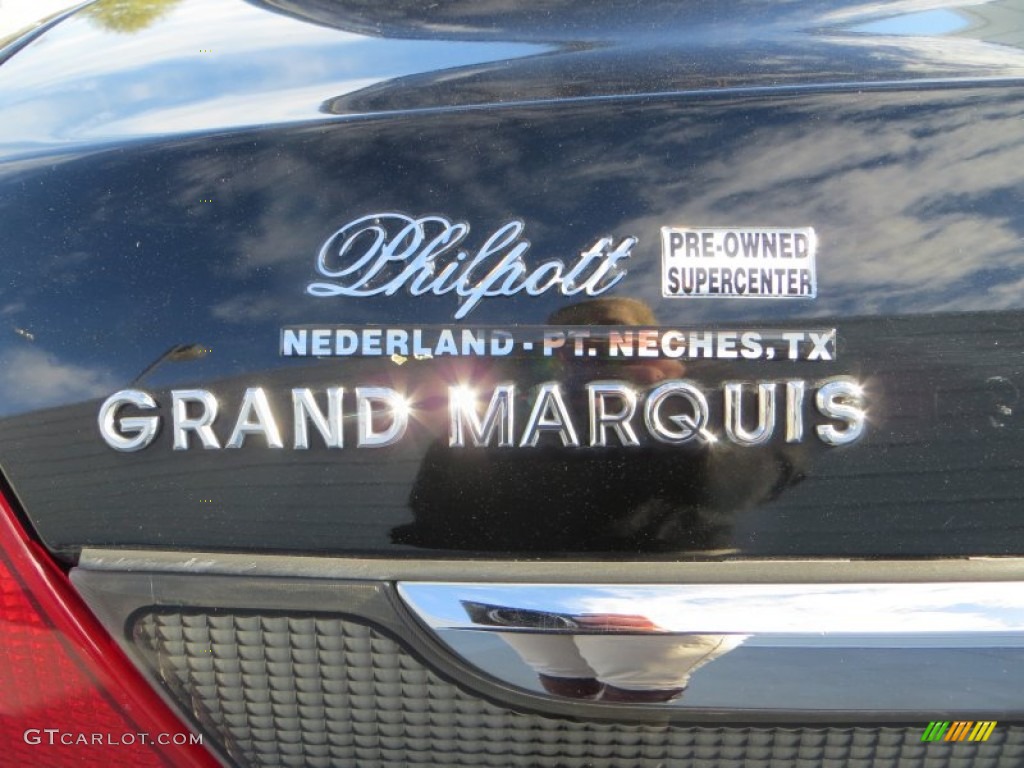 2007 Grand Marquis LS - Black Clearcoat / Charcoal Black photo #20