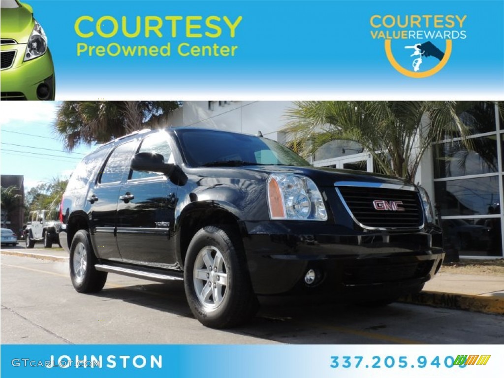 2013 Yukon SLT - Onyx Black / Ebony photo #1