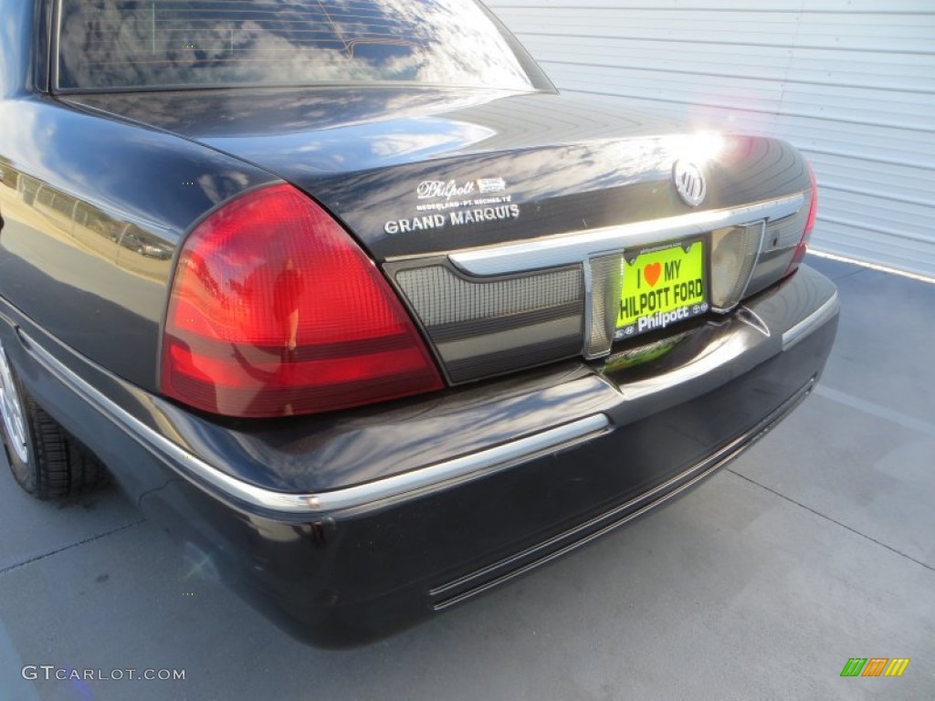2007 Grand Marquis LS - Black Clearcoat / Charcoal Black photo #21