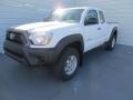 2014 Super White Toyota Tacoma V6 Prerunner Access Cab  photo #7