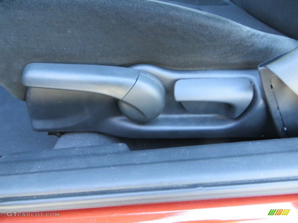 2009 Civic Si Coupe - Redline Orange Pearl / Black photo #36
