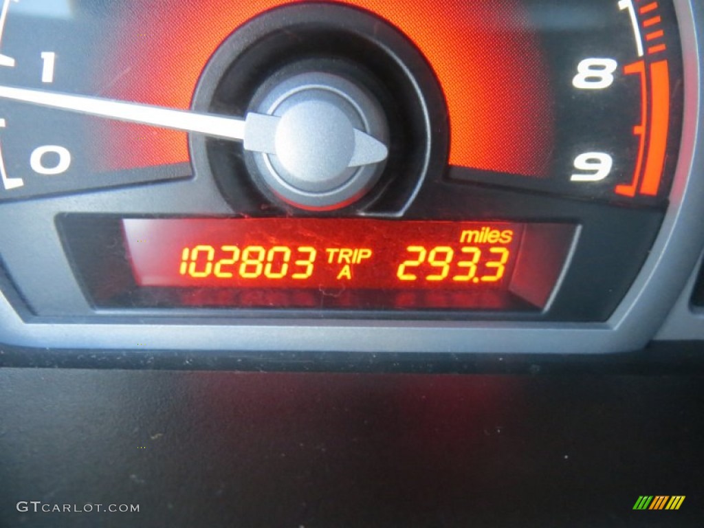 2009 Civic Si Coupe - Redline Orange Pearl / Black photo #42