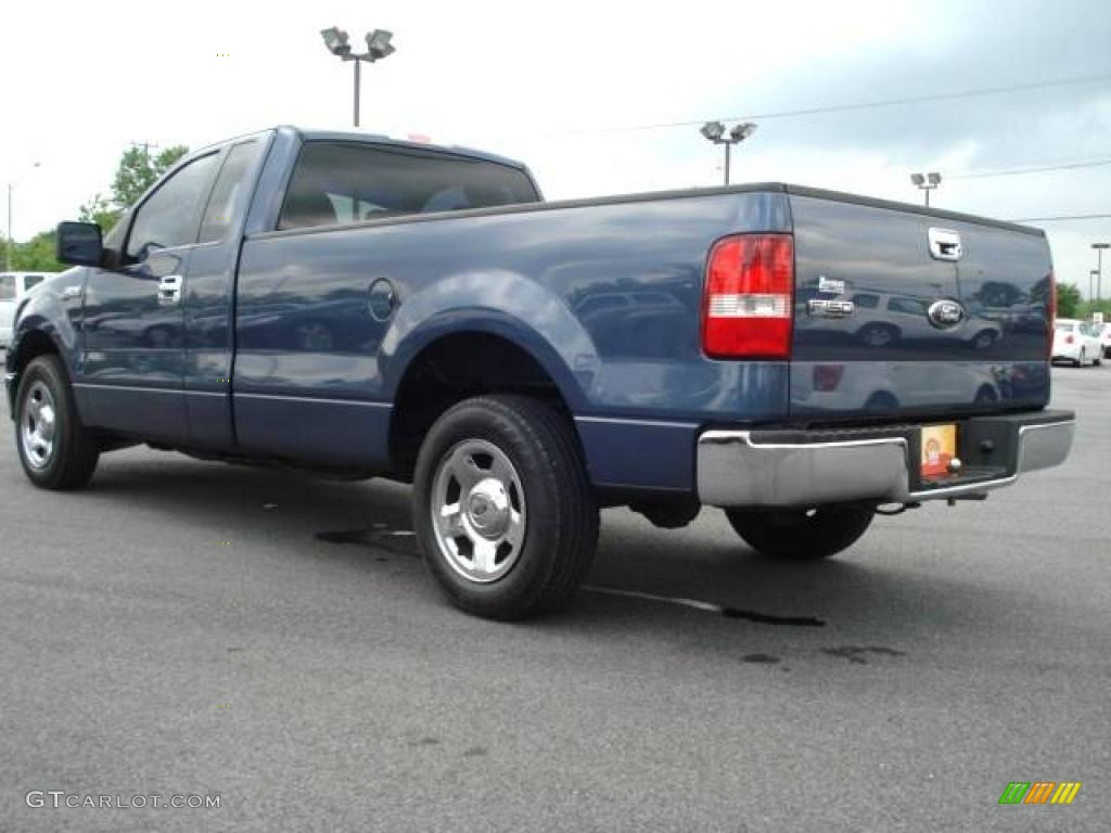 2006 F150 XLT Regular Cab - Medium Wedgewood Blue Metallic / Tan photo #3