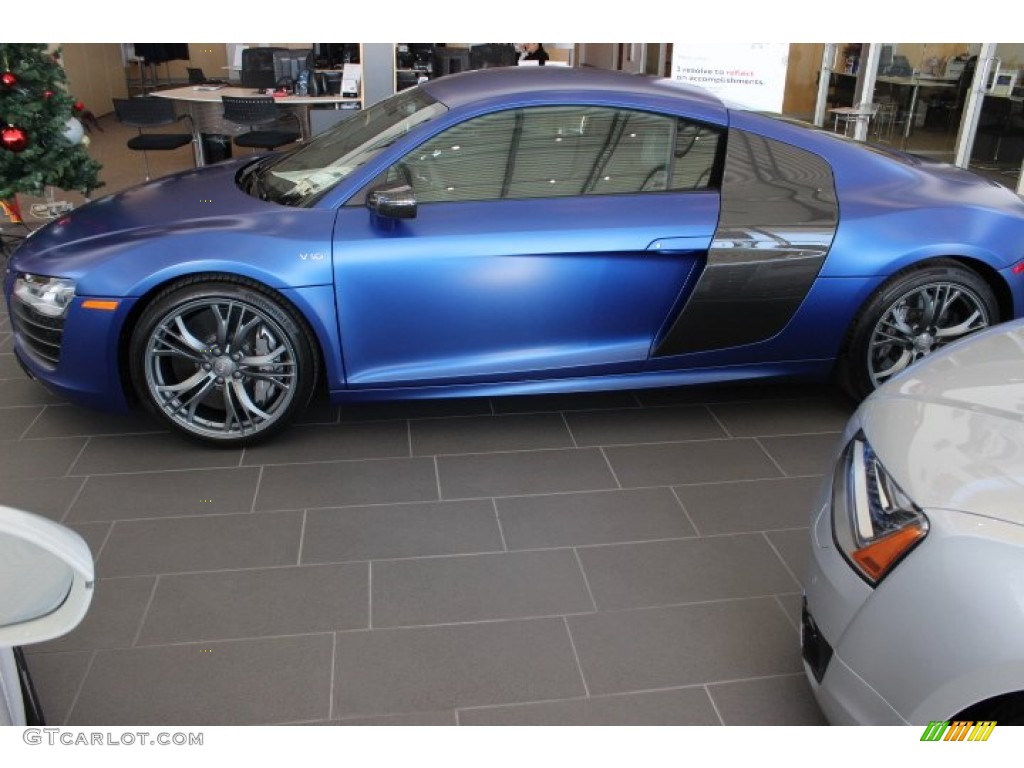 Sepang Blue Pearl Matte 2014 Audi R8 Coupe V10 Plus Exterior Photo #89466584