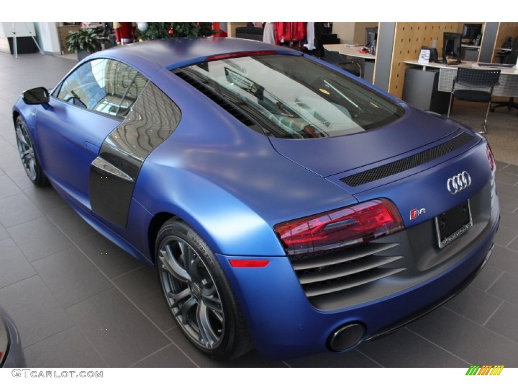 Sepang Blue Pearl Matte 2014 Audi R8 Coupe V10 Plus Exterior Photo #89466602