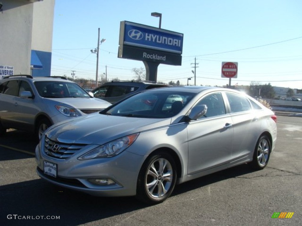 2011 Sonata Limited - Radiant Silver / Gray photo #1