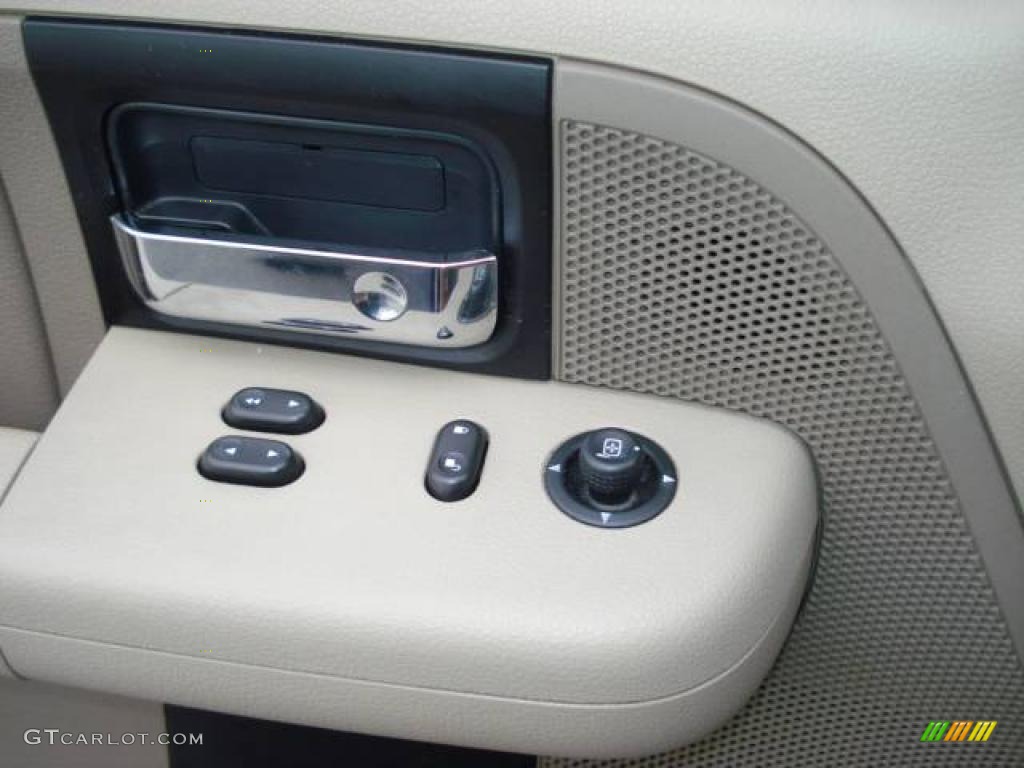 2006 F150 XLT Regular Cab - Medium Wedgewood Blue Metallic / Tan photo #9