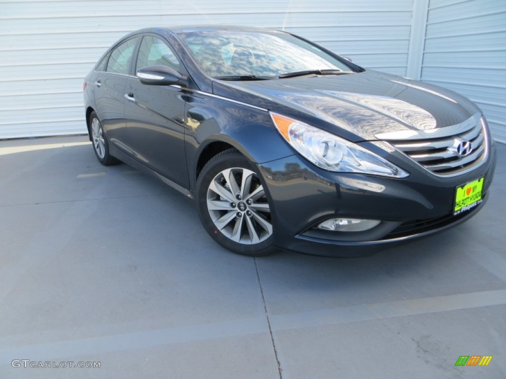 2014 Sonata Limited - Pacific Blue Pearl / Gray photo #1