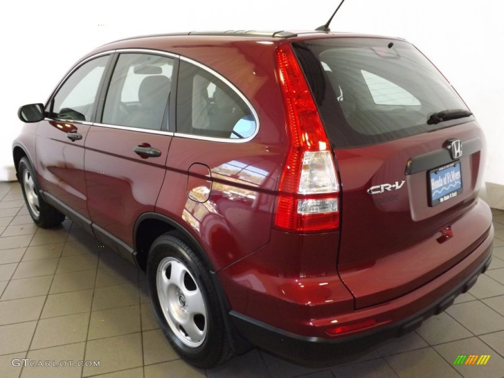 2011 CR-V LX - Tango Red Pearl / Gray photo #7