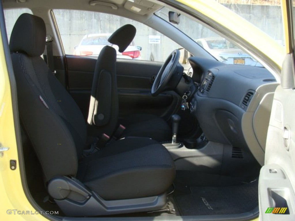 2010 Accent GS 3 Door - Mellow Yellow / Black photo #23