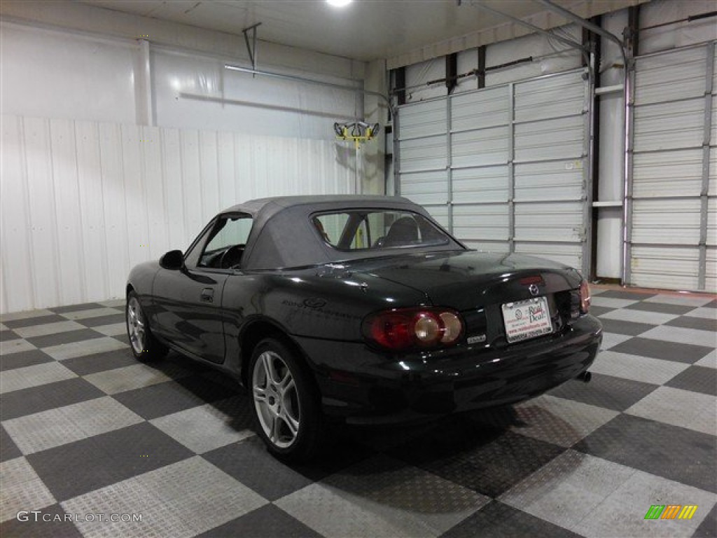 2004 MX-5 Miata Roadster - Emerald Green Mica / Black photo #5