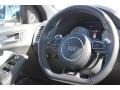2014 Audi SQ5 Black/Lunar Silver Interior Steering Wheel Photo