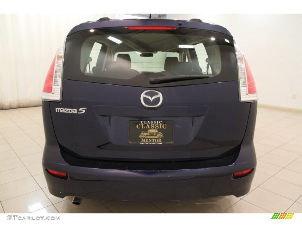 2010 MAZDA5 Sport - Stormy Blue Mica / Black photo #14