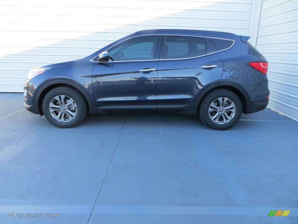 Marlin Blue 2014 Hyundai Santa Fe Sport FWD Exterior Photo #89472266