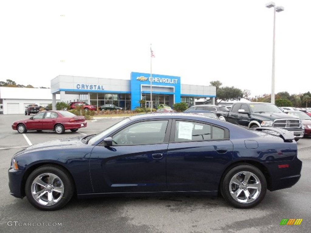 2013 Charger SE - Jazz Blue / Black photo #2