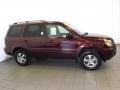 2008 Dark Cherry Pearl Honda Pilot EX-L  photo #5