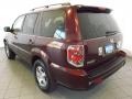 2008 Dark Cherry Pearl Honda Pilot EX-L  photo #6