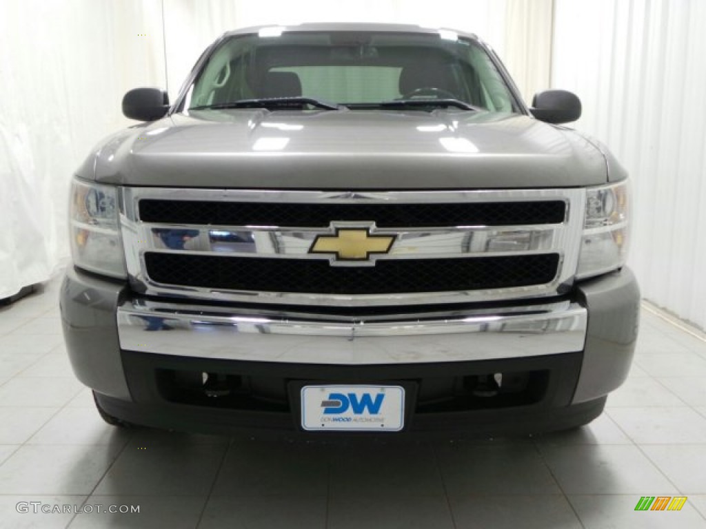 2008 Silverado 1500 LT Crew Cab 4x4 - Graystone Metallic / Ebony photo #2