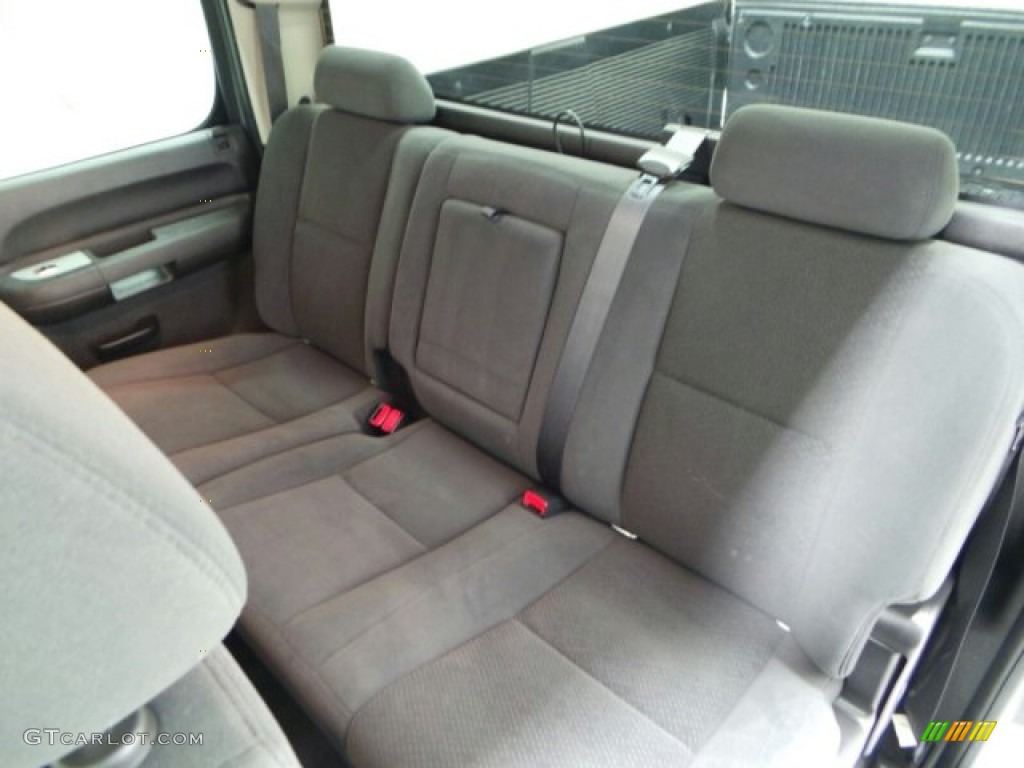 Ebony Interior 2008 Chevrolet Silverado 1500 LT Crew Cab 4x4 Photo #89473370