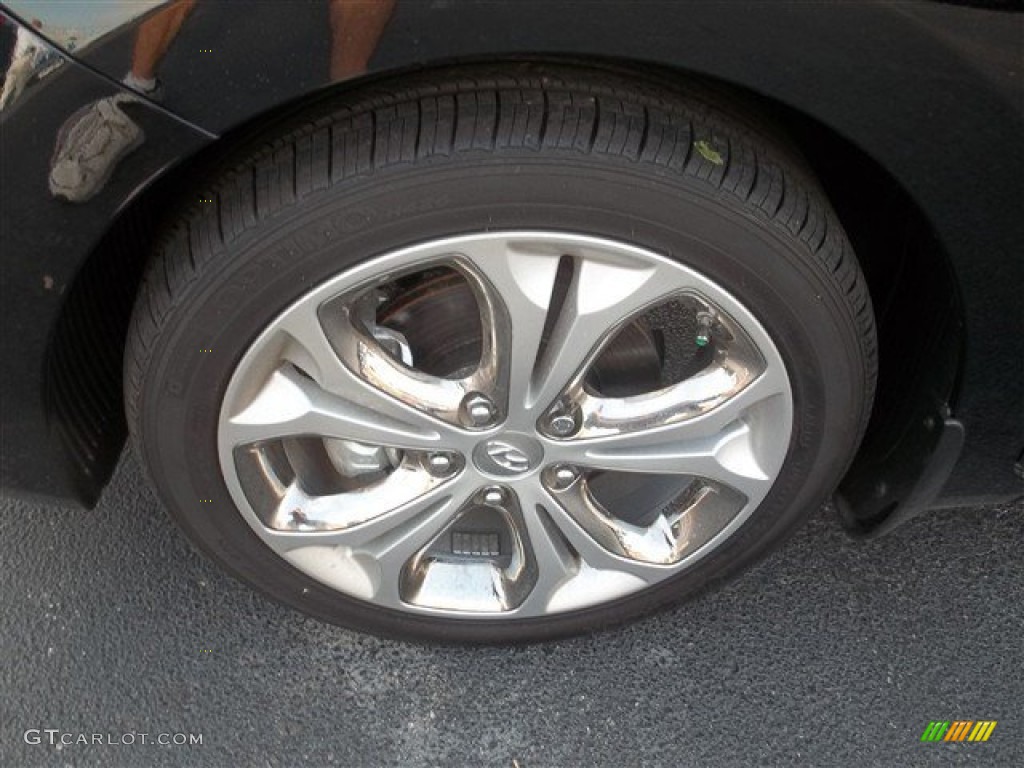 2013 Elantra GT - Black Noir Pearl / Black photo #2