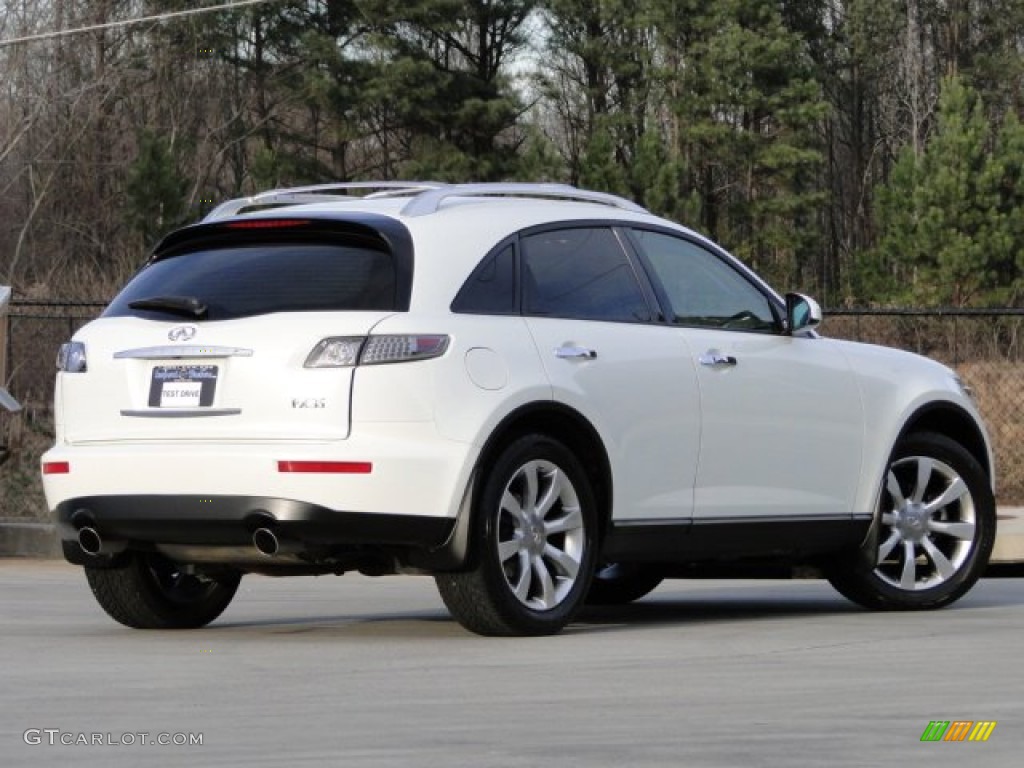 2005 FX 35 AWD - Ivory Pearl White / Willow photo #2