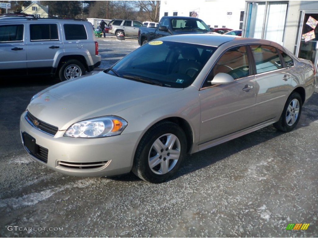 2010 Impala LS - Gold Mist Metallic / Ebony photo #3