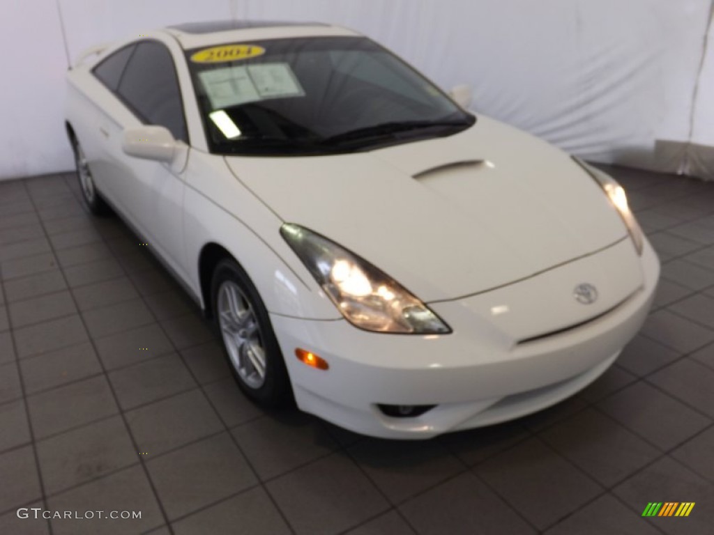 2004 Celica GT - Super White / Black/Silver photo #1