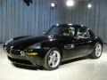 2001 BMW Z8 in Black with Black and Beige Leather Interior, Front Left