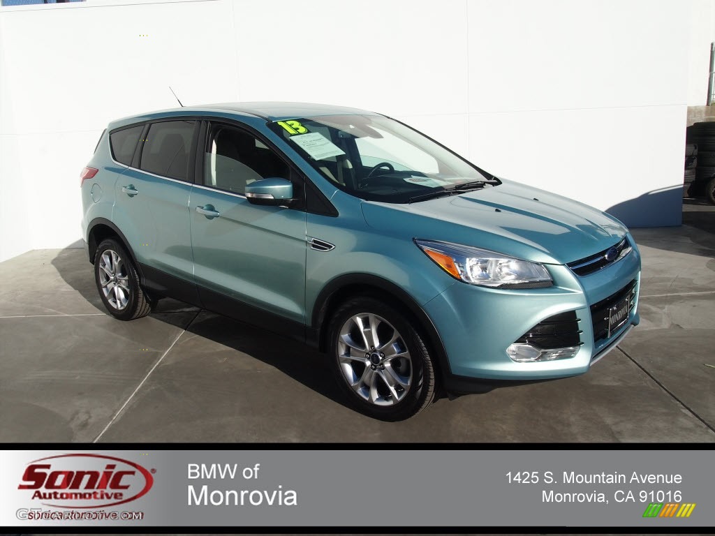 2013 Escape SEL 1.6L EcoBoost - Frosted Glass Metallic / Medium Light Stone photo #1