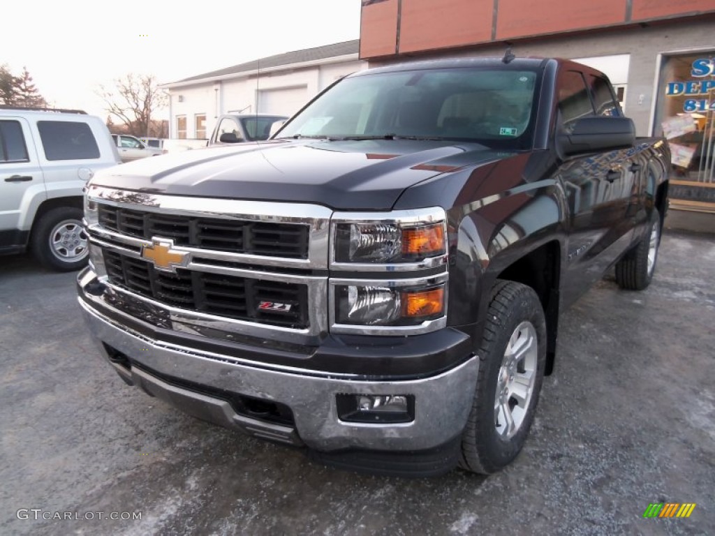 2014 Silverado 1500 LTZ Z71 Double Cab 4x4 - Tungsten Metallic / Jet Black photo #6