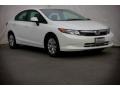 Taffeta White - Civic LX Sedan Photo No. 1
