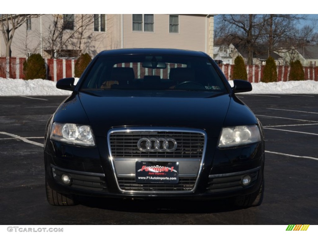 2006 A6 3.2 Sedan - Brilliant Black / Amaretto photo #2