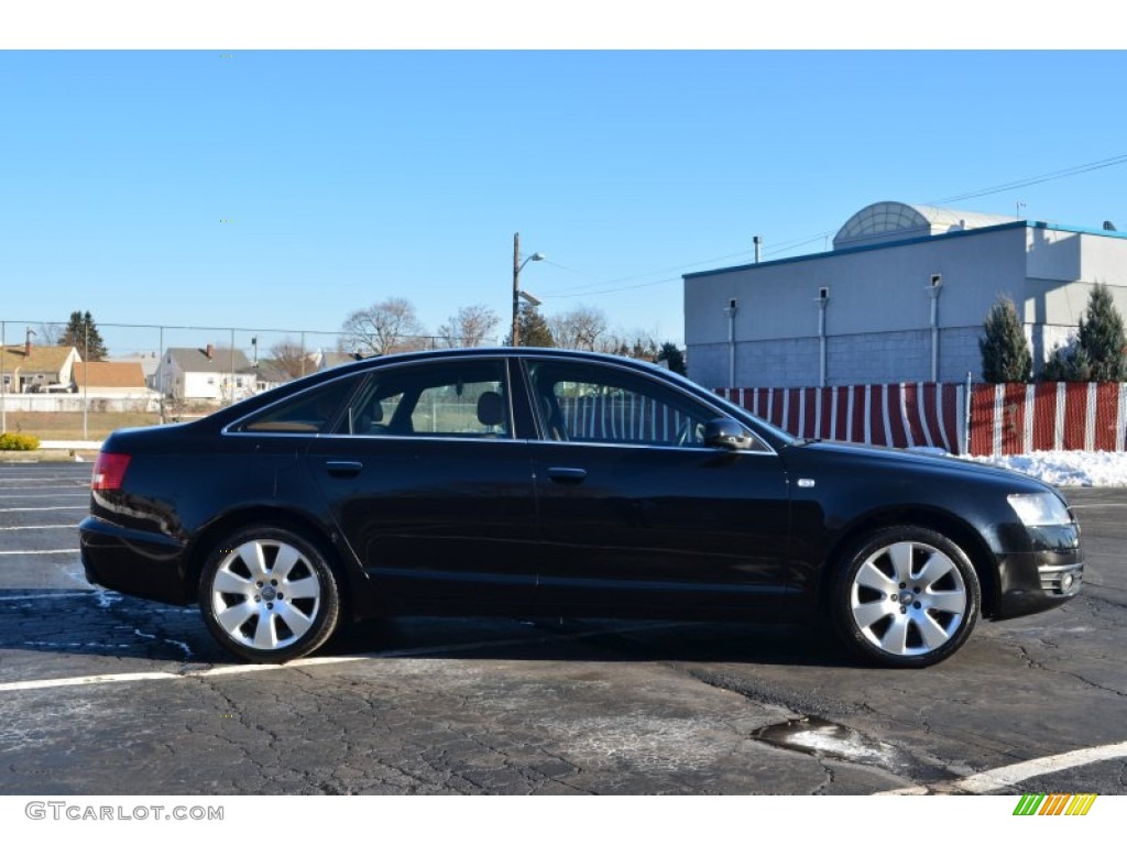 2006 A6 3.2 Sedan - Brilliant Black / Amaretto photo #4