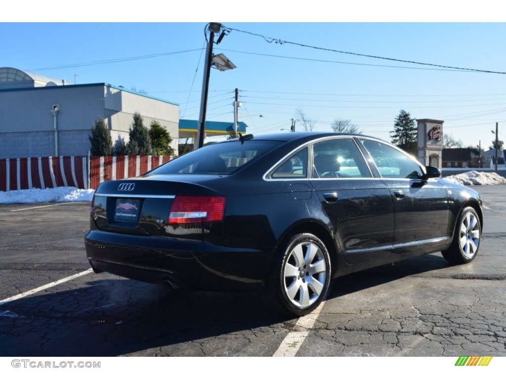 2006 A6 3.2 Sedan - Brilliant Black / Amaretto photo #5