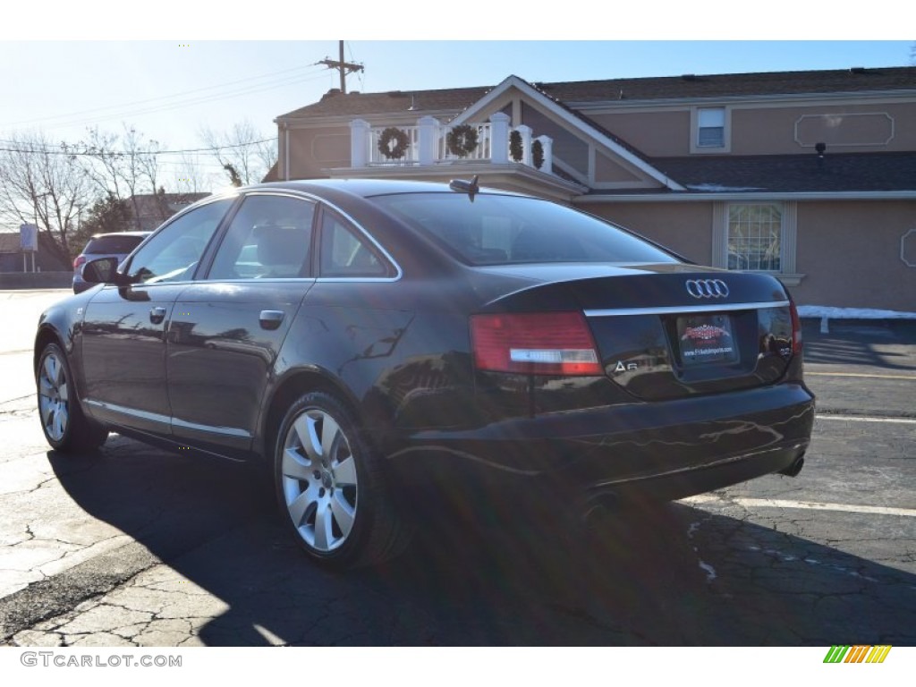 2006 A6 3.2 Sedan - Brilliant Black / Amaretto photo #7