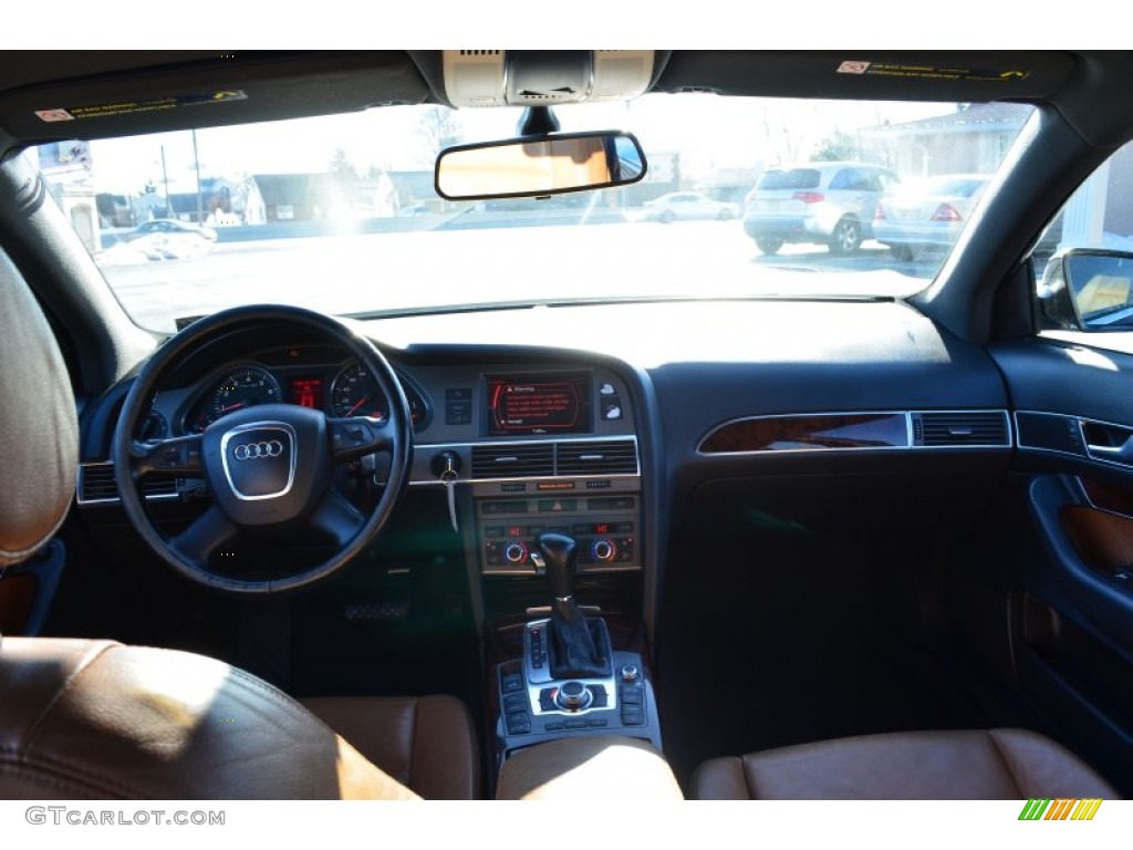 2006 A6 3.2 Sedan - Brilliant Black / Amaretto photo #8