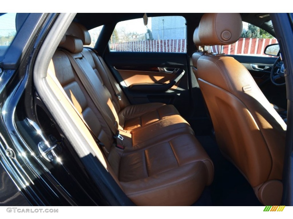 2006 A6 3.2 Sedan - Brilliant Black / Amaretto photo #11