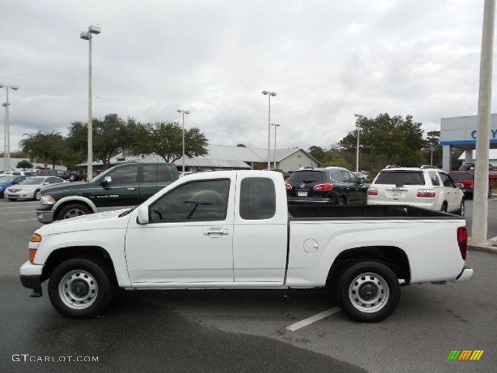 Summit White 2012 Chevrolet Colorado Work Truck Extended Cab Exterior Photo #89478467