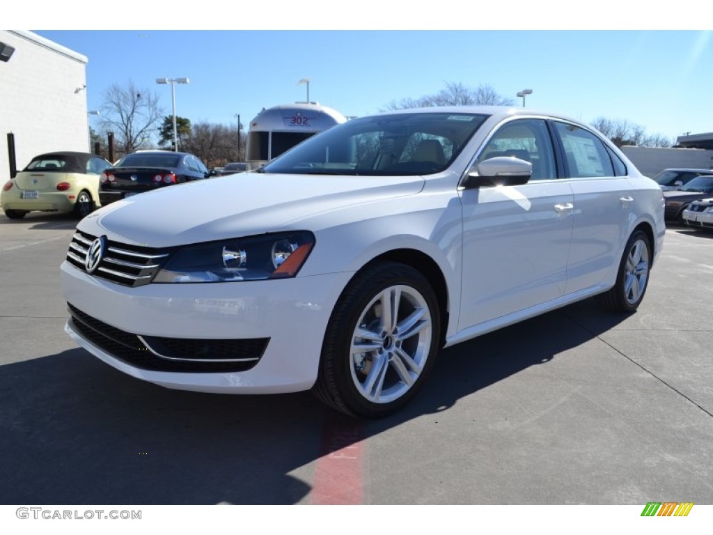 Candy White Volkswagen Passat