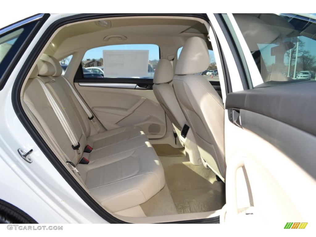 2014 Passat 1.8T SE - Candy White / Cornsilk Beige photo #4